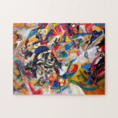 Kandinsky Composition VII Abstract schilderen Legpuzzel (Horizontaal)