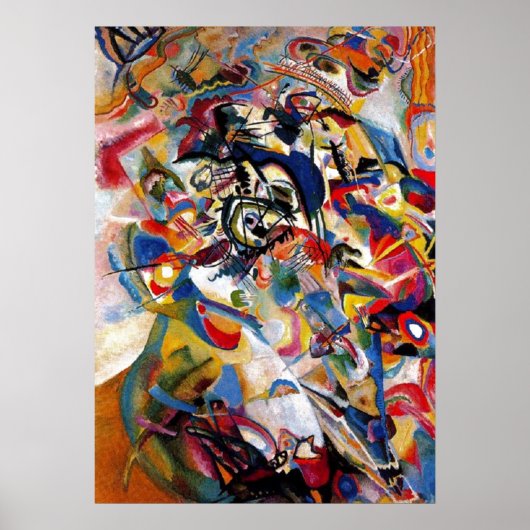 Kandinsky Composition VII Abstract schilderen Poster (Voorkant)
