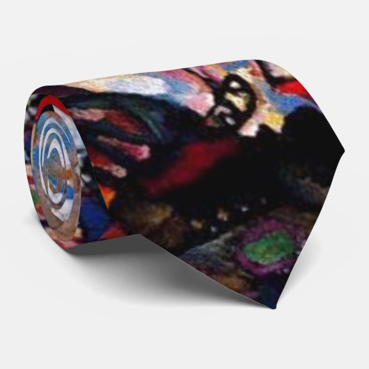 Kandinsky Composition VII Abstract schilderen Stropdas (Opgerold)