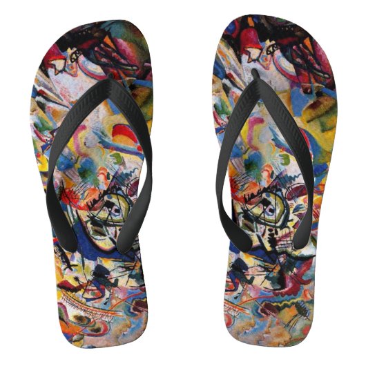 Kandinsky Composition VII Abstract schilderen Teenslippers (Voetbed)