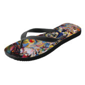 Kandinsky Composition VII Abstract schilderen Teenslippers (Schuin)