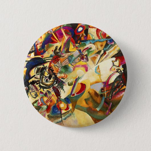 Kandinsky Composition VII Button (Voorkant)