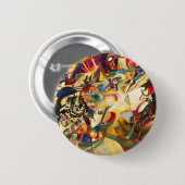 Kandinsky Composition VII Button (Voorkant /achterkant)