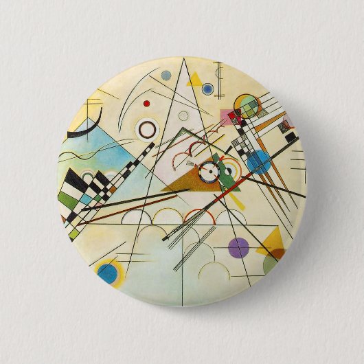 Kandinsky Composition VIII Button (Voorkant)