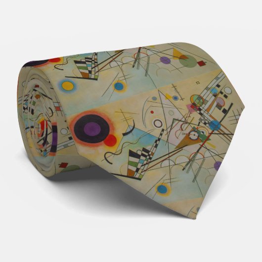 Kandinsky Composition VIII Cravate Abstrait (Roulé)