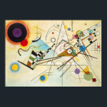 Kandinsky Composition VIII Poster<br><div class="desc">Poster Wassily Kandinsky Composition VIII. Peinture à l'huile sur toile de 1923. Kandinsky a créé quelques-uns des tableaux abstraits les plus célèbres du XXe siècle, et Composition VIII en fait certainement partie. Pleine de lignes noires et de formes intrigantes, la peinture se déplace avec un sens de la vie et...</div>