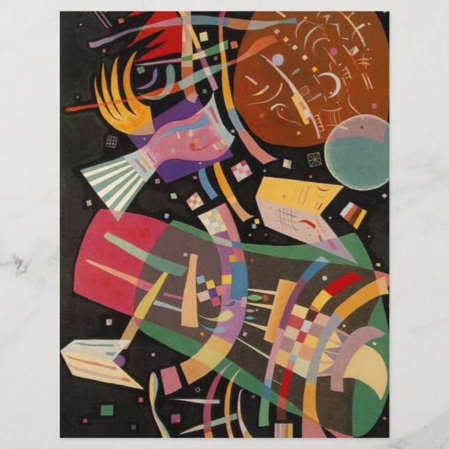 Kandinsky Composition X Abstract Kunstwerk (Voorkant)