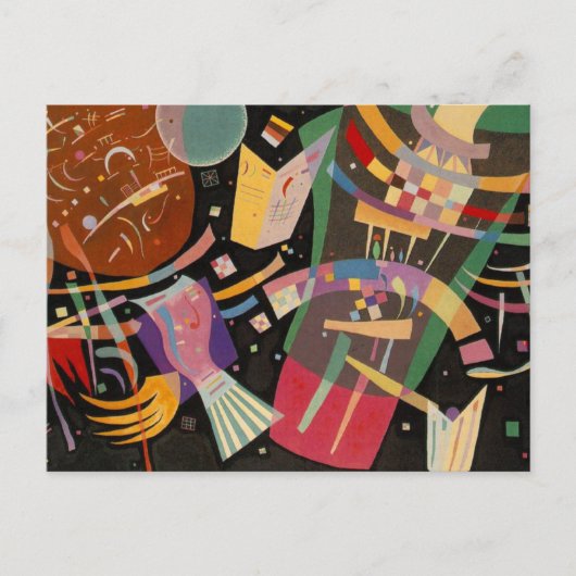 Kandinsky Composition X Abstract Kunstwerk Briefkaart (Voorkant)