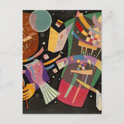 Kandinsky Composition X Abstract Kunstwerk Briefkaart (Voorkant)