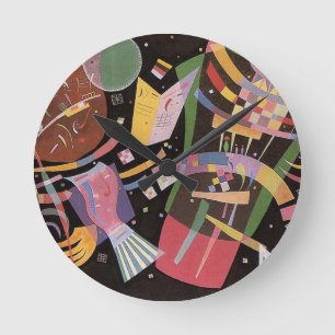 Kandinsky Composition X Clock Ronde Klok