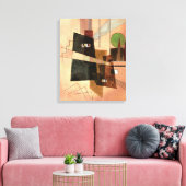 Kandinsky - Concentric Canvas Afdruk (Insitu (Woonkamer))