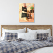Kandinsky - Concentric Canvas Afdruk (Insitu (Slaapkamer))