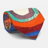 Kandinsky - Concentric Circles, beroemde kunst Stropdas (Opgerold)