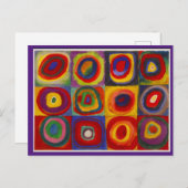 Kandinsky, Concentric Circles, Fine Art Briefkaart (Voorkant / Achterkant)
