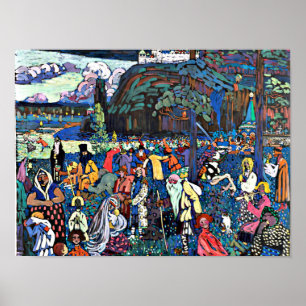 Kandinsky - Das Bunte Leben (Het kleurrijke leven) Poster