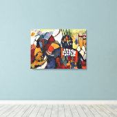 Kandinsky - De Olifant Canvas Afdruk (Insitu (Houten vloer))
