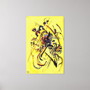Kandinsky - De Onbekende Stem, abstracte kunst Canvas Afdruk