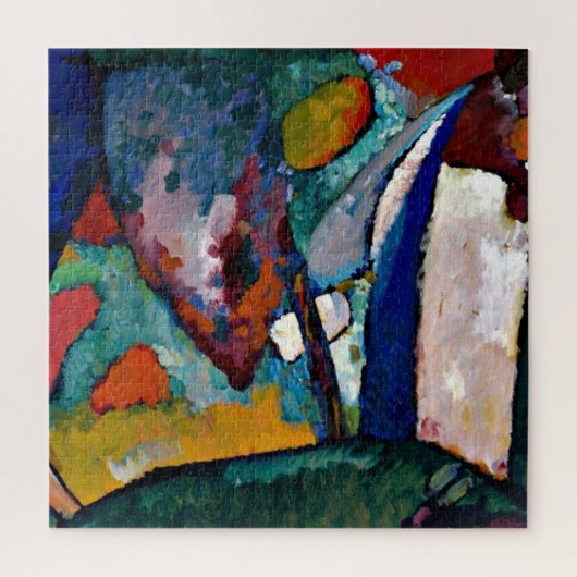 Kandinsky - De waterval, de kleurrijke abstracte k Legpuzzel (Verticaal)