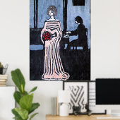 Kandinsky - De Zanger Poster (Thuiskantoor)