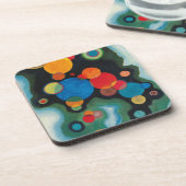 Kandinsky Deepened Impulse Abstracte Oil op Canvas Bier Onderzetter (Linkerzijde)