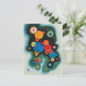 Kandinsky Deepened Impulse Abstracte Oil op Canvas Briefkaart (Staand voorkant)