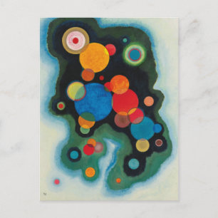 Kandinsky Deepened Impulse Abstracte Oil op Canvas Briefkaart