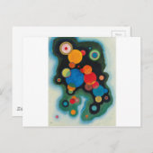 Kandinsky Deepened Impulse Abstracte Oil op Canvas Briefkaart (Voorkant / Achterkant)