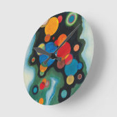 Kandinsky Deepened Impulse Abstracte Oil op Canvas Ronde Klok (Hoek)