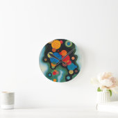Kandinsky Deepened Impulse Abstracte Oil op Canvas Ronde Klok (Huis)