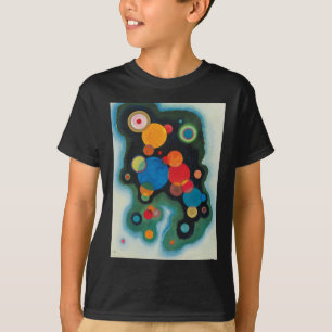 Kandinsky Deepened Impulse Abstracte Oil op Canvas T-shirt