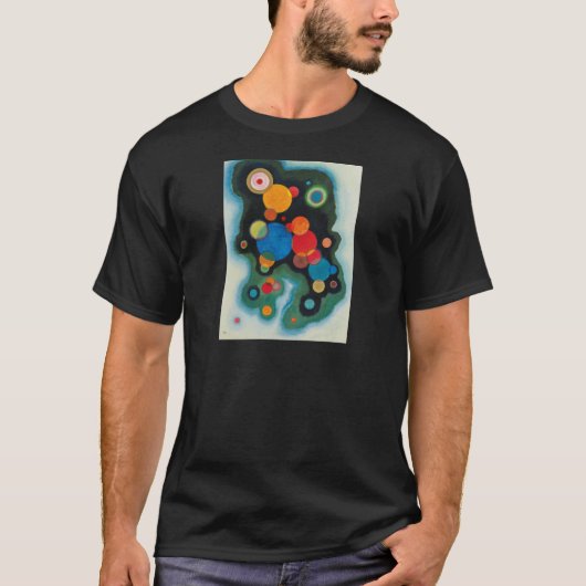 Kandinsky Deepened Impulse Abstracte Oil op Canvas T-shirt (Voorkant)