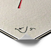 Kandinsky - Delicate Tension, abstracte kunst Poster (Hoek)