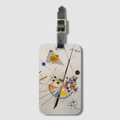 Kandinsky - Delicate Tension Bagagelabel (Voorkant (verticaal))