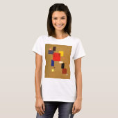 Kandinsky Dertien rechthoeken Abstract schilderen T-shirt (Voorkant volledig)