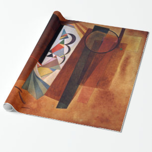 Kandinsky Development in Brown Abstract Painting Cadeaupapier