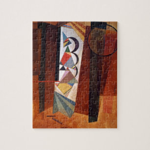 Kandinsky Development in Brown Abstract Painting Legpuzzel