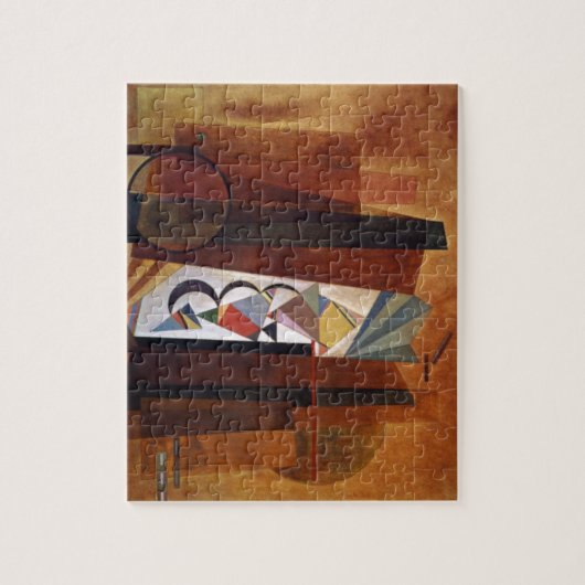 Kandinsky Development in Brown Abstract Painting Legpuzzel (Verticaal)