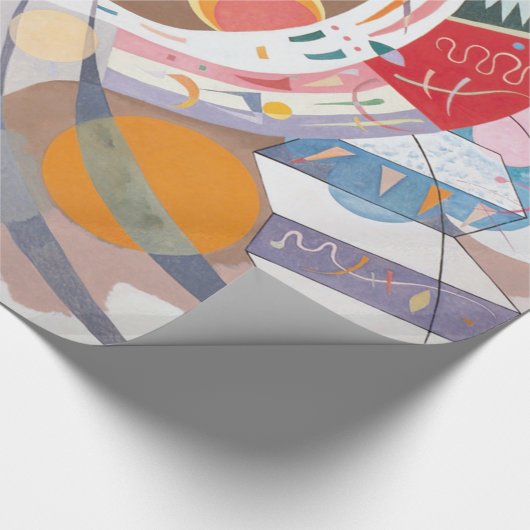 Kandinsky Dominant Curve Abstract Kunstwerk Cadeaupapier (Hoek)