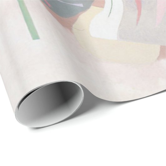 Kandinsky Dominant Curve Abstract Kunstwerk Cadeaupapier (Rol Hoek)