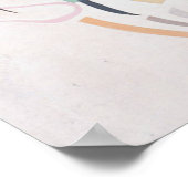 Kandinsky Dominant Curve Abstract schilderen Poster (Hoek)