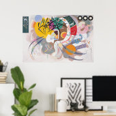 Kandinsky Dominant Curve Abstract schilderen Poster (Thuiskantoor)