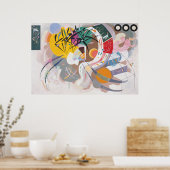Kandinsky Dominant Curve Abstract schilderen Poster (Keuken)
