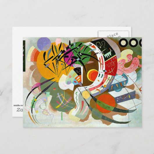 Kandinsky - Dominant Curve Briefkaart (Voorkant / Achterkant)