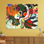 Kandinsky - Dominant Curve Canvas Afdruk (Insitu (Woonkamer))