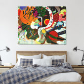 Kandinsky - Dominant Curve Canvas Afdruk (Insitu (Slaapkamer))