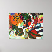 Kandinsky - Dominant Curve Canvas Afdruk (Voorkant)