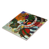 Kandinsky - Dominant Curve Tegeltje (Zijkant)