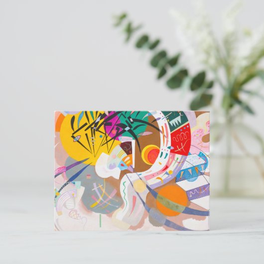 Kandinsky Dominant Curve-uitnodigingen Kaart (Staand voorkant)