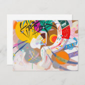 Kandinsky Dominant Curve-uitnodigingen Kaart (Voorkant / Achterkant)