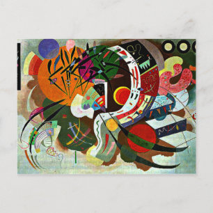 Kandinsky - Dominante kromme Briefkaart